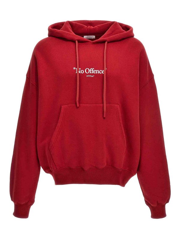 OFF-WHITE: Sweatshirts und Pullover - Sweatshirt - Rot