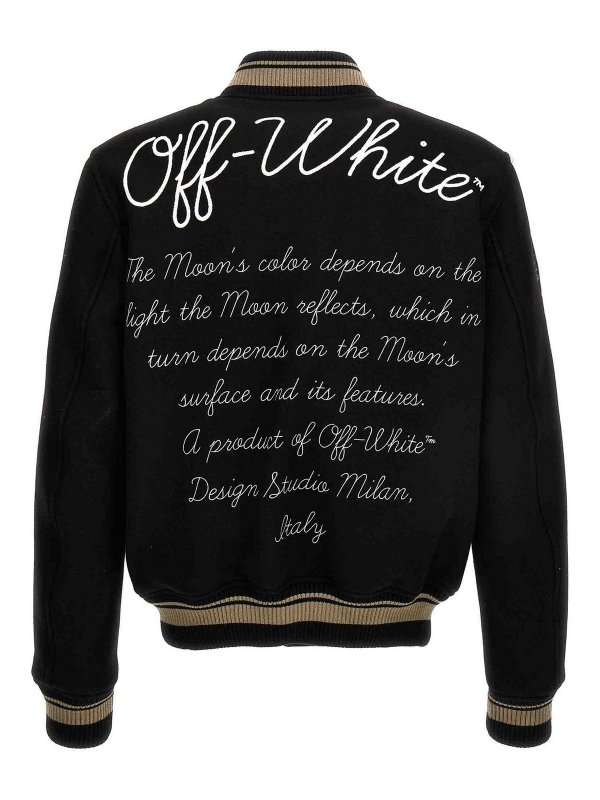 OFF-WHITE: ボンバージャケット online - ブレザー - 黒