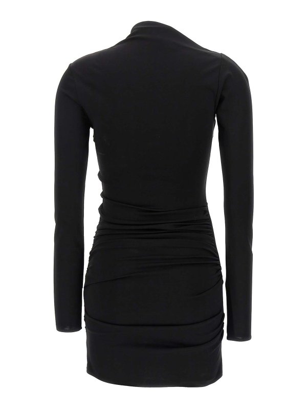 OFF-WHITE: knee length dresses online - fluid jersey twist dress
