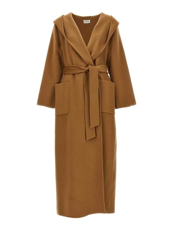 P.A.R.O.S.H.: short coats - Long belted coat