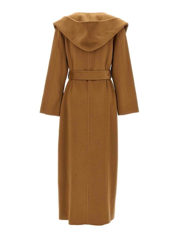 P.A.R.O.S.H.: short coats online - Long belted coat