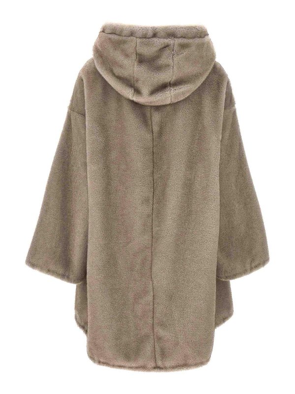 P.A.R.O.S.H.: 毛皮＆シアリングコート online - 毛皮/ムートンコート - グレー