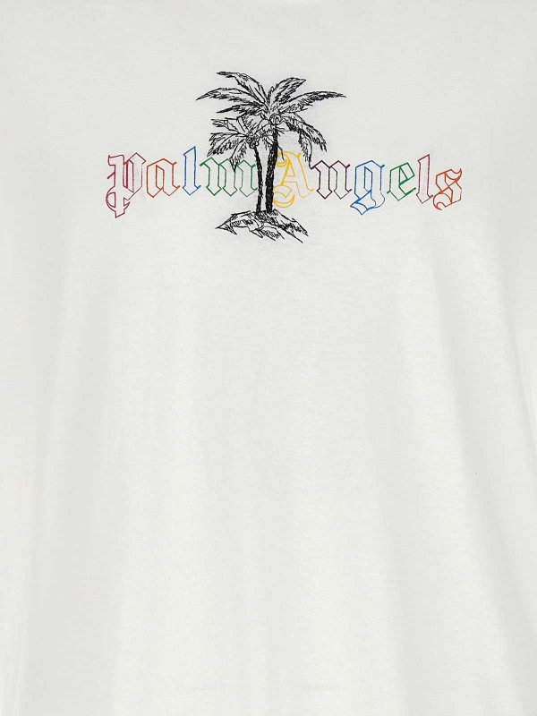 T-Shirt - Weiß shop online: Palm Angels
