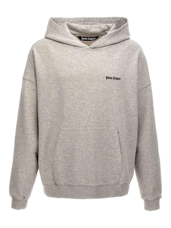 Palm Angels: Sudaderas y suéteres - Sudadera - Gris