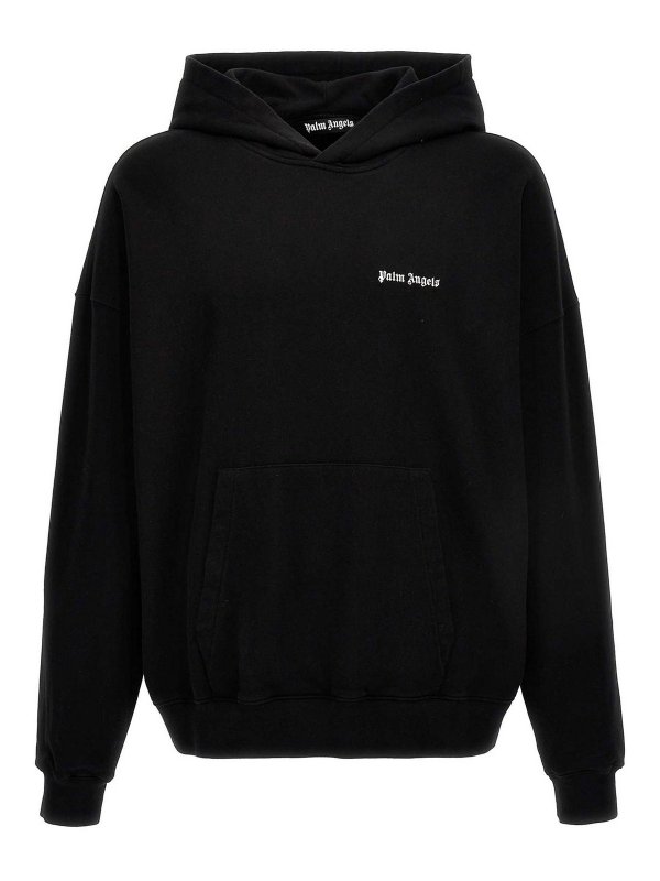 Palm Angels: Felpe e maglie - Felpa con cappuccio ricamato con logo