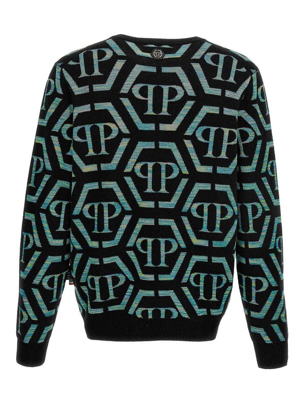PHILIPP PLEIN: crew necks online - Logo sweater