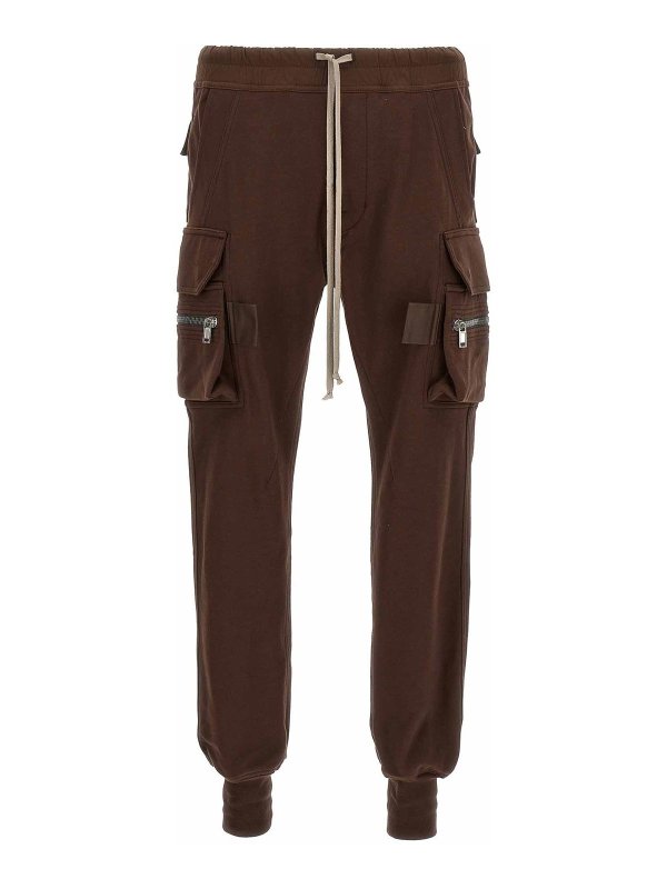 RICK OWENS: トラウザーショーツ - ショートパンツ - ブラウン