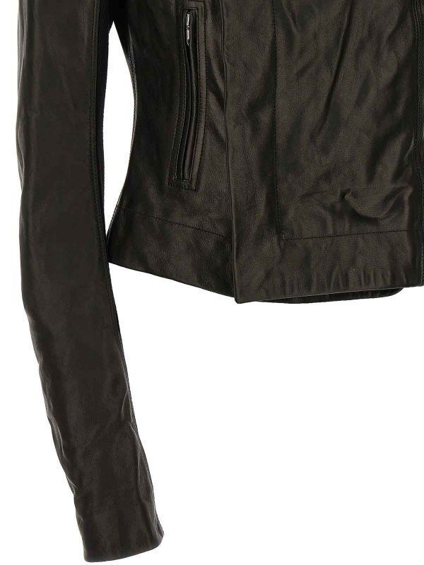 classic biker jacket shop online: RICK OWENS