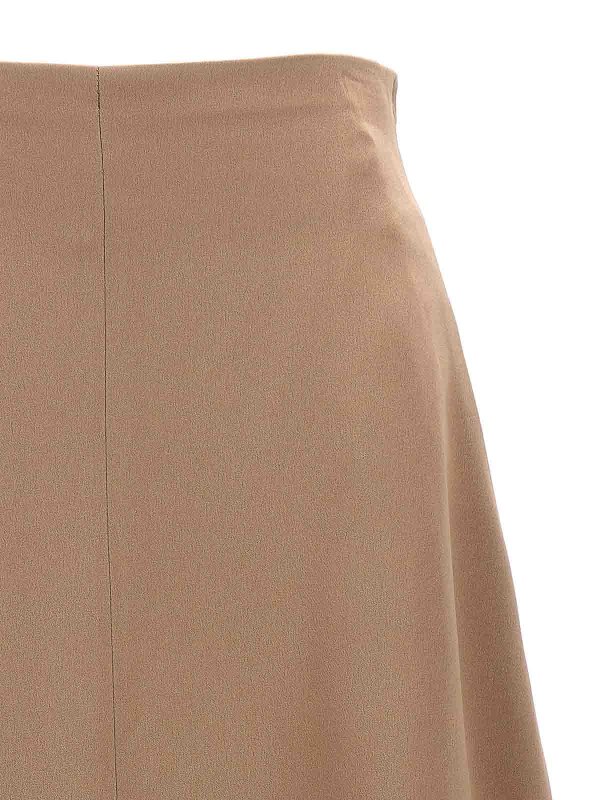 The Best Shops Rochas: ニーレングススカート＆ミディ丈 - 膝丈/ミディスカート - ベージュ