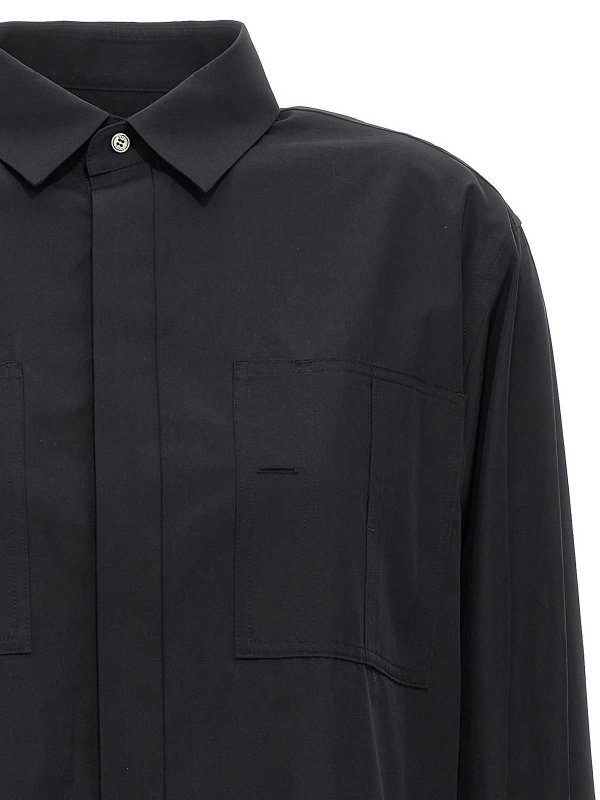 The Best Shops Sacai: shirts - Pleated shirt