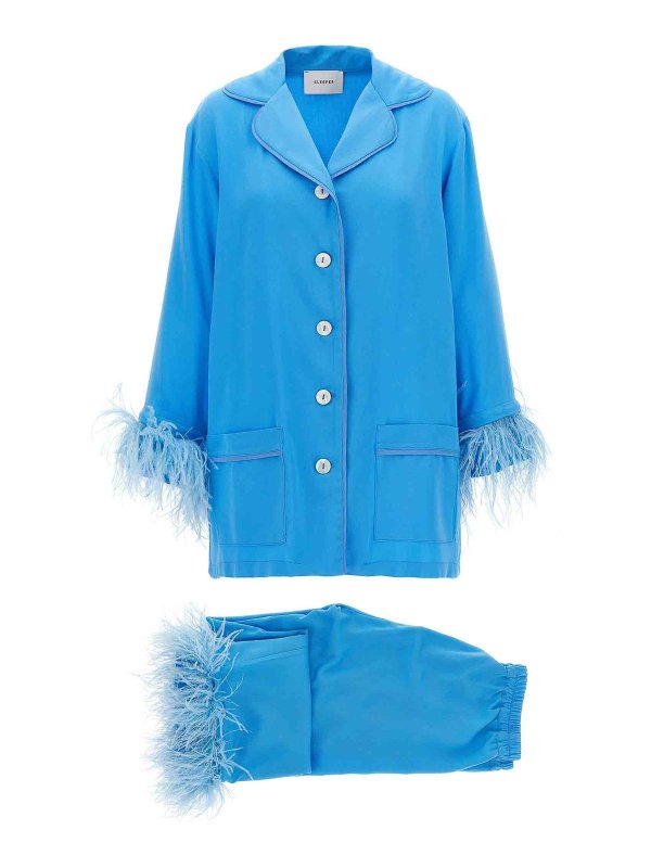 SLEEPER: Hosen Shorts - Shorts - Hellblau