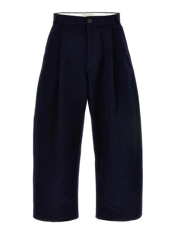 STUDIO NICHOLSON: Pantalones casual - Shorts - Azul