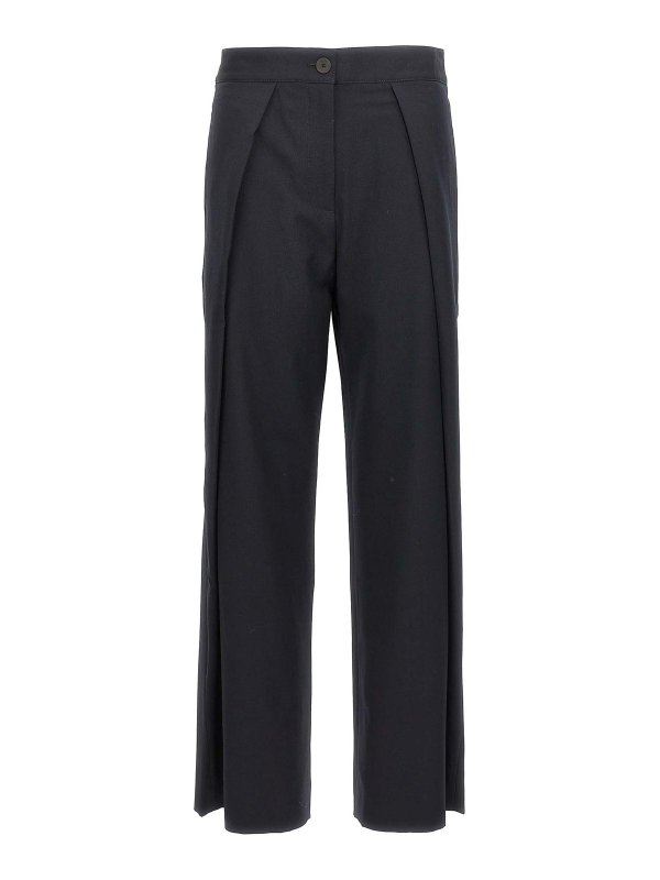 STUDIO NICHOLSON: トラウザーショーツ - ショートパンツ - ブルー