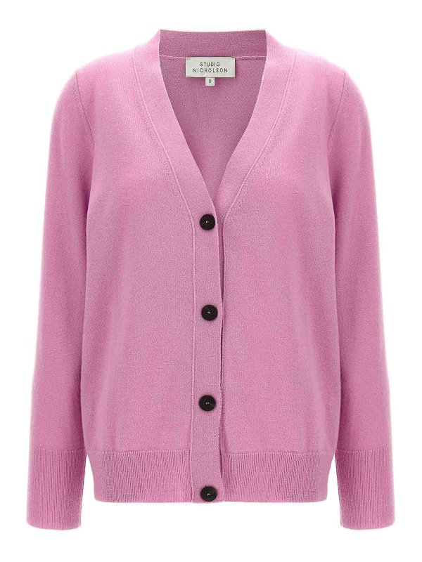STUDIO NICHOLSON: Cardigans - Cardigan - Nude