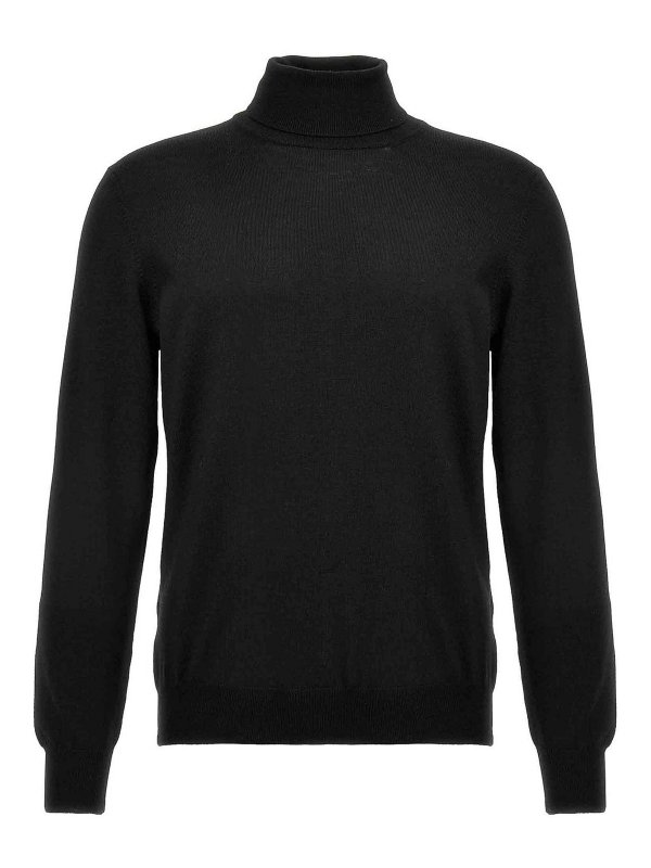 TAGLIATORE: cardigans - Merino turtleneck sweater