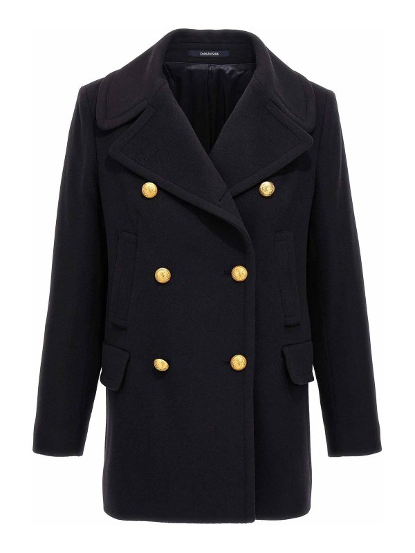 TAGLIATORE: short coats - blanche coat