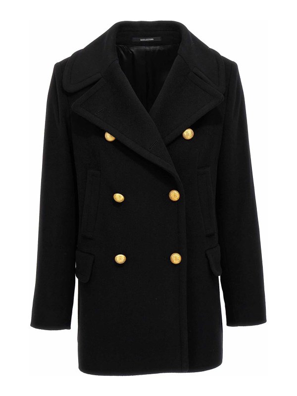 TAGLIATORE: short coats - blanche coat