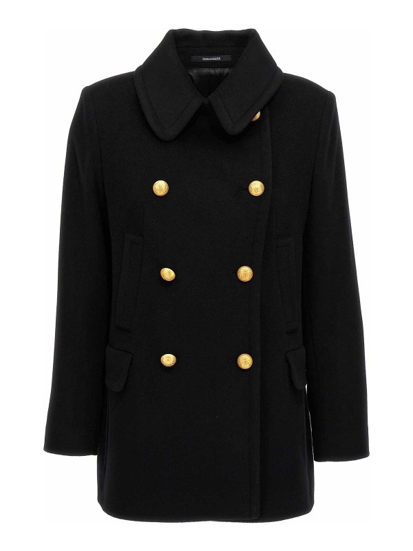 TAGLIATORE: short coats online - blanche coat