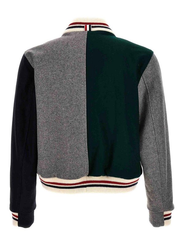 THOM BROWNE: casual jackets online - Multicolor bomber jacket