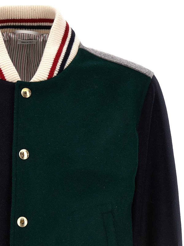 The Best Shops THOM BROWNE: casual jackets - Multicolor bomber jacket