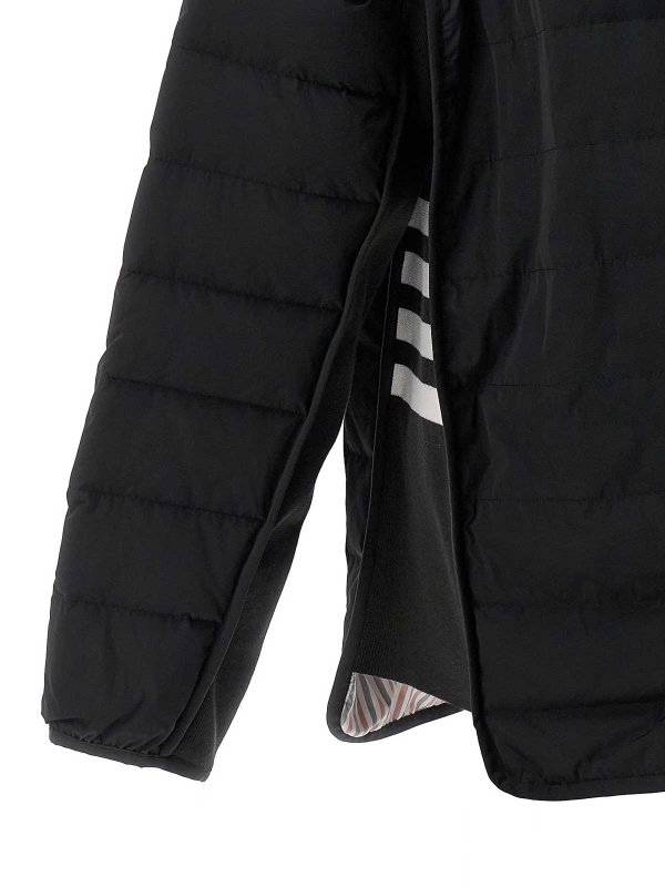 hooded puffer jacket shop online: THOM BROWNE