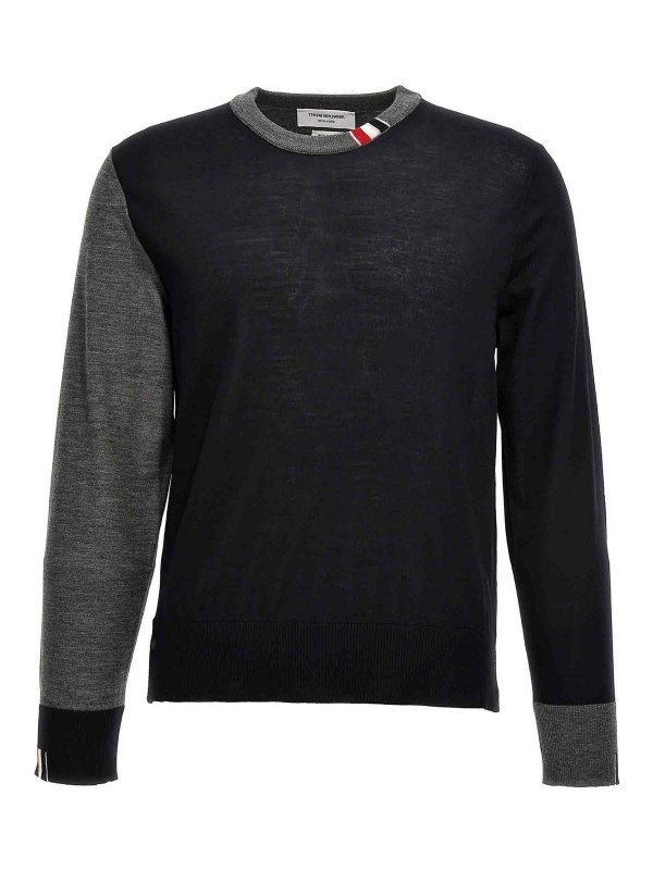 THOM BROWNE: Strickpullover mit Rundhalsausschnitt - Rundhalspullover - Bunt