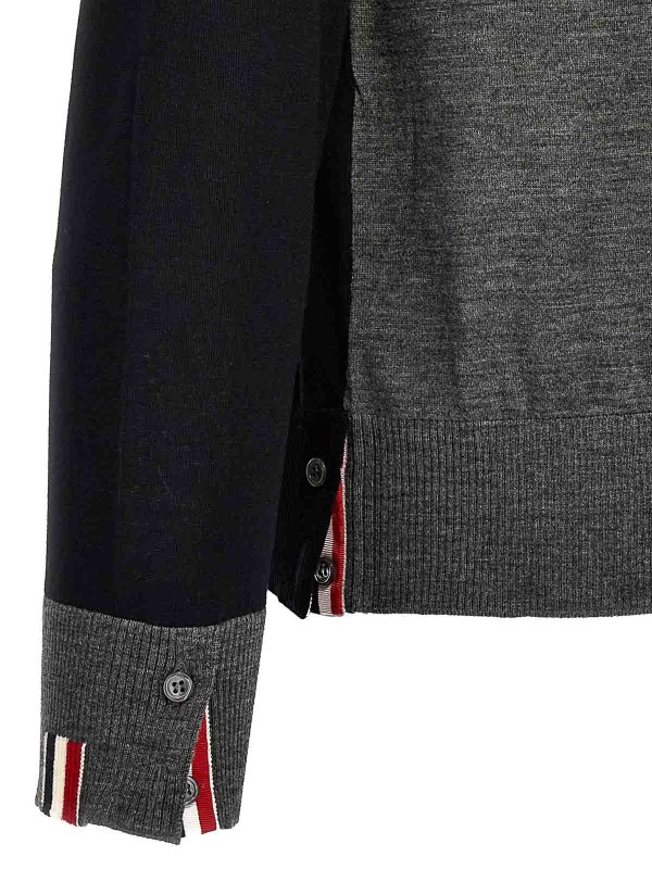 Rundhalspullover - Bunt shop online: THOM BROWNE