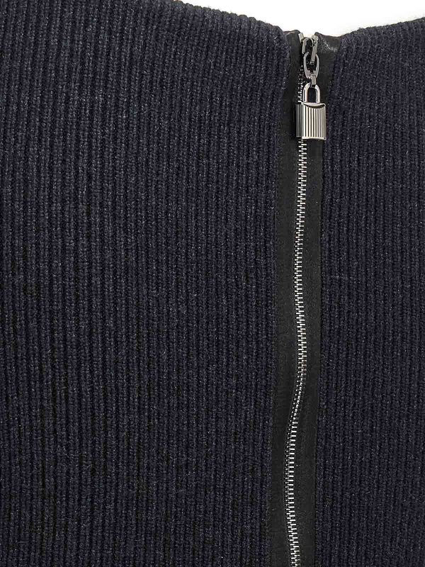 膝丈/ミディスカート - 黒 shop online: TOM FORD