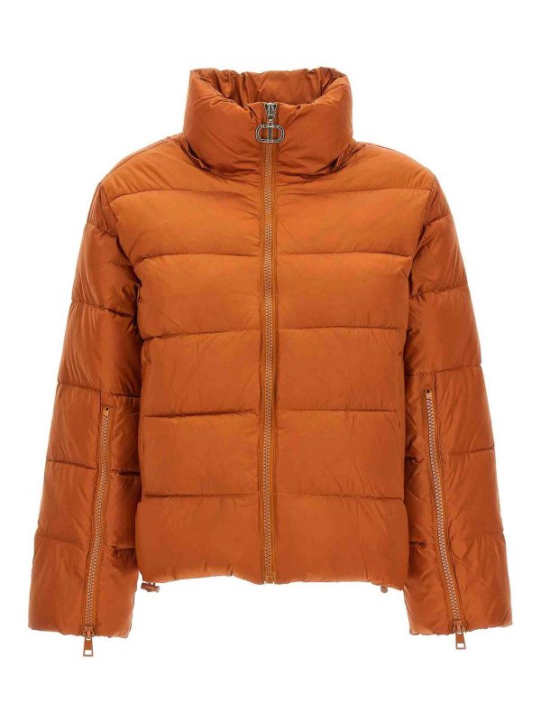 TWINSET: blazers online - Hooded puffer jacket