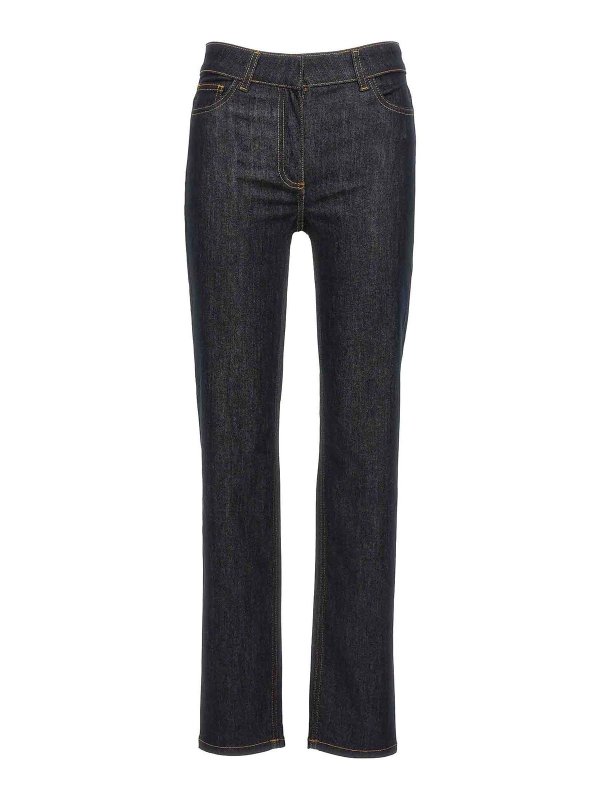 TWINSET: Bootcut - Bootcut Jeans - Blau