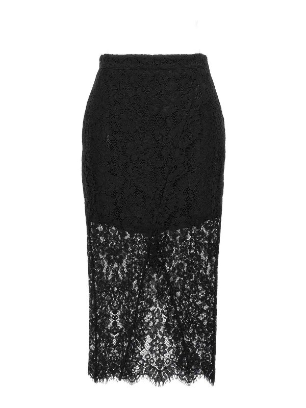 TWINSET: gonne al ginocchio  e longuette - Gonna in pizzo