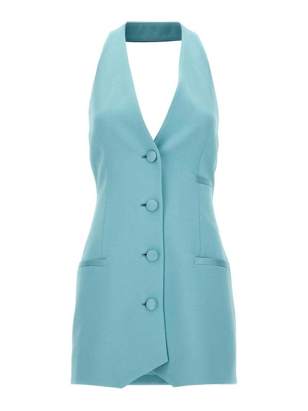 VERSACE: knee length dresses - Vest dress