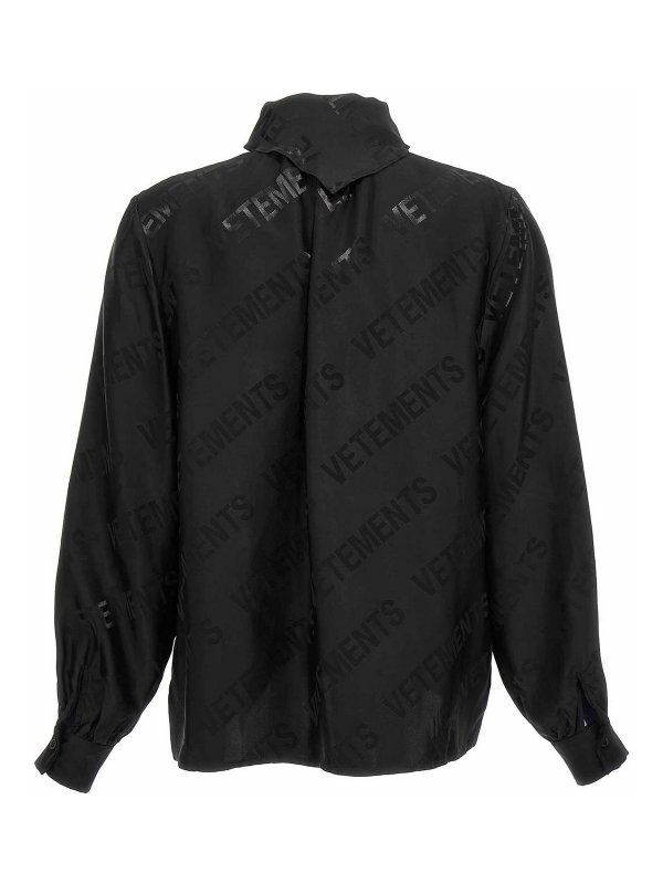VETEMENTS: Blusas online - Blusa - Negro