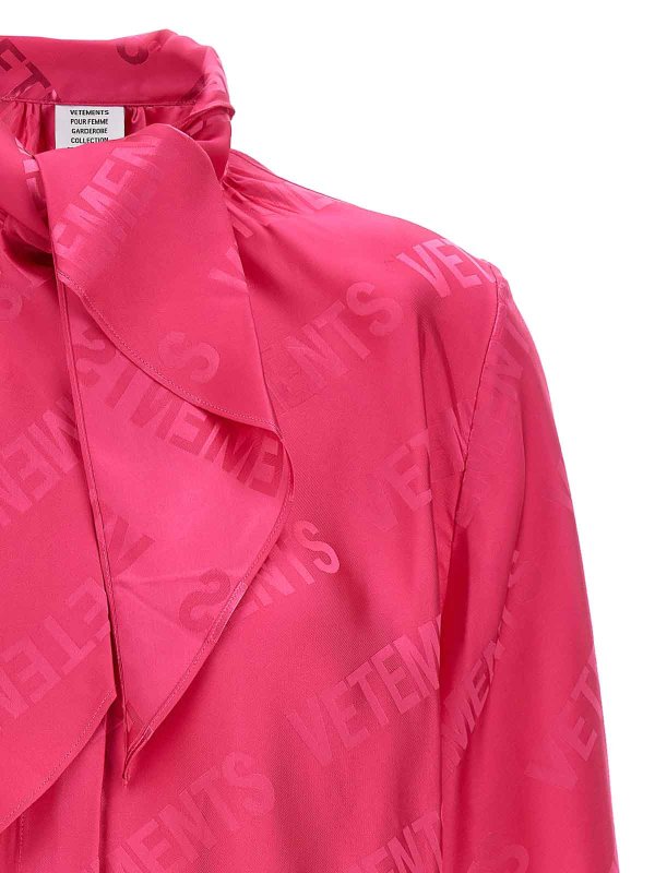 The Best Shops VETEMENTS: blouses - monogram blouse