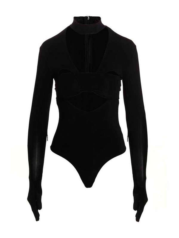 AMBUSH: Tops & Tank tops - heart shaped gloves bodysuit