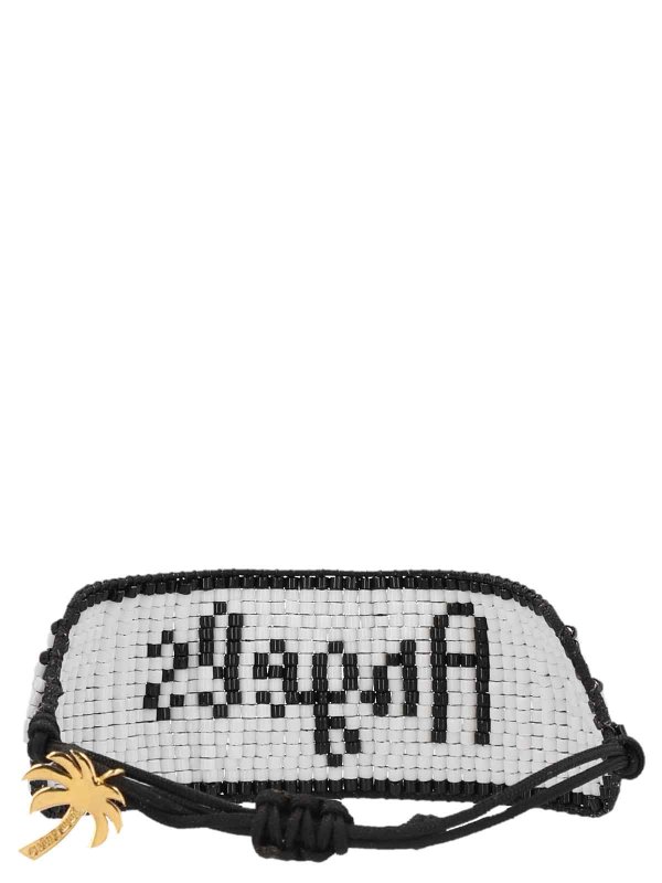 Palm Angels: Pulseras y brazaletes online - Brazalete - Blanco