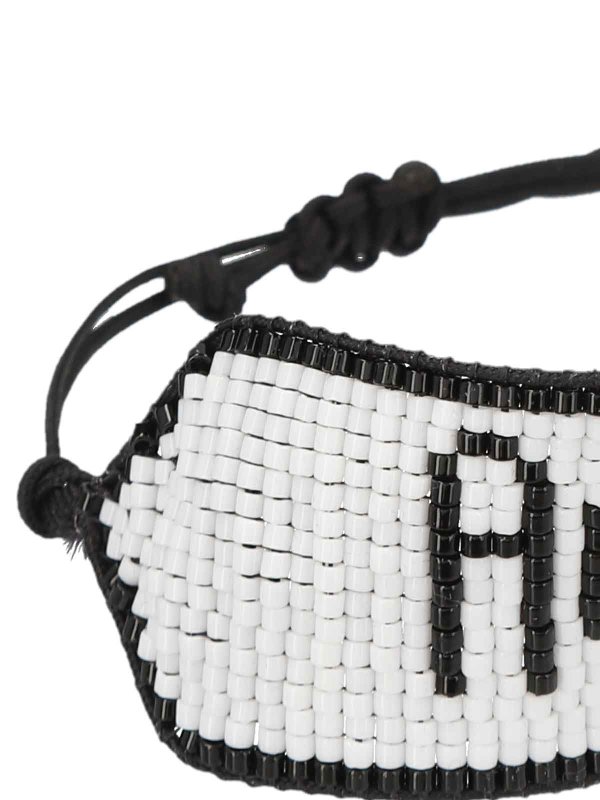 The Best Shops Palm Angels: Pulseras y brazaletes - Brazalete - Blanco