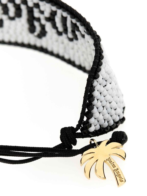 The Best Shops Palm Angels: Pulseras y brazaletes - Brazalete - Blanco