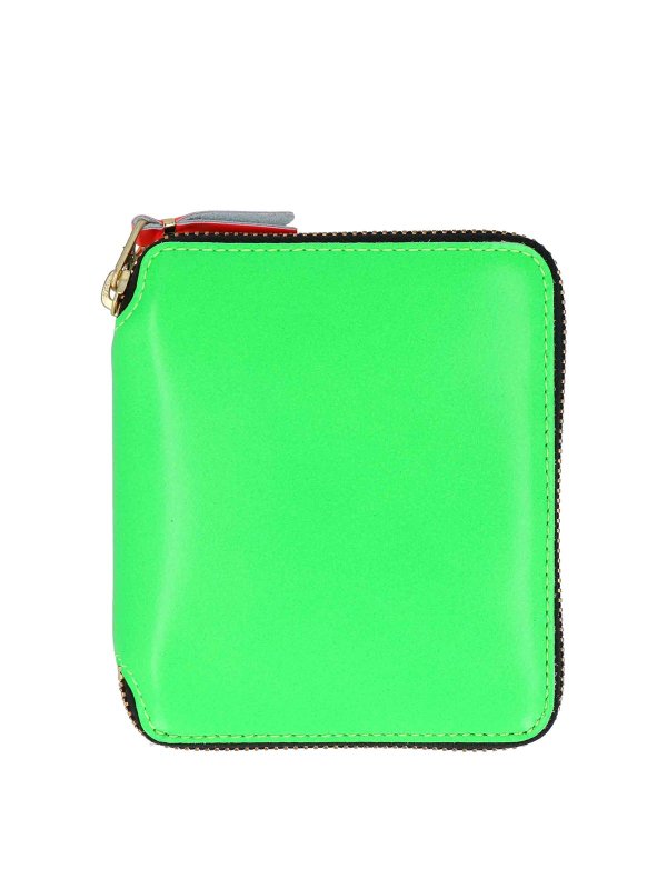 COMME DES GARÇONS WALLET: wallets & purses - fluo leather line wallet