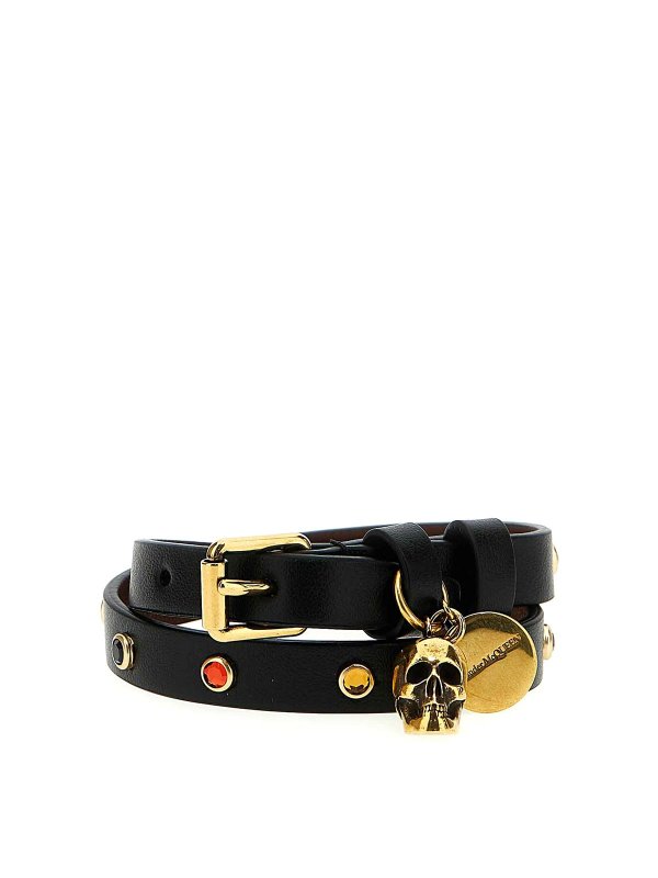 ALEXANDER MCQUEEN: Bracelets & Bangles - double turn bracelet