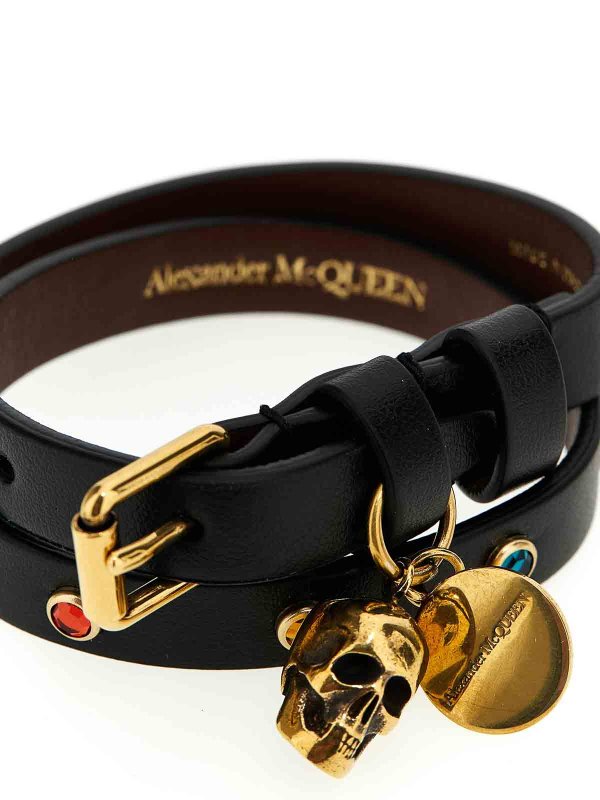 The Best Shops ALEXANDER MCQUEEN: Bracelets & Bangles - double turn bracelet