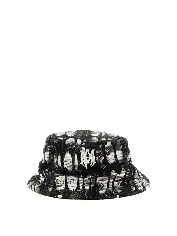 AMIRI: hats & caps - reversible bucket hat