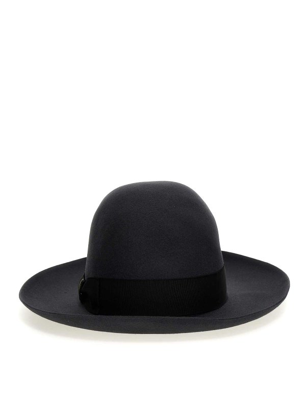 BORSALINO: 帽子＆キャッブ - 帽子 - 黒