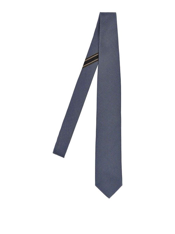 BRIONI: Corbatas y pajaritas - Corbata - Azul Claro