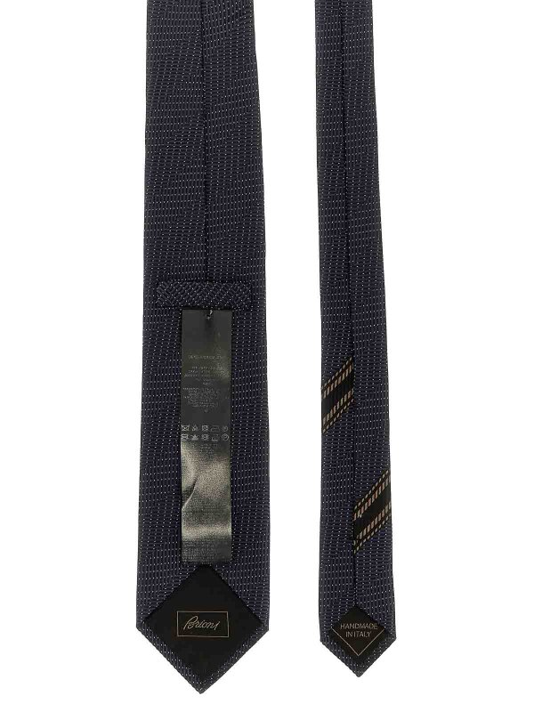 BRIONI: ties & bow ties online - Micro operated patterned tie