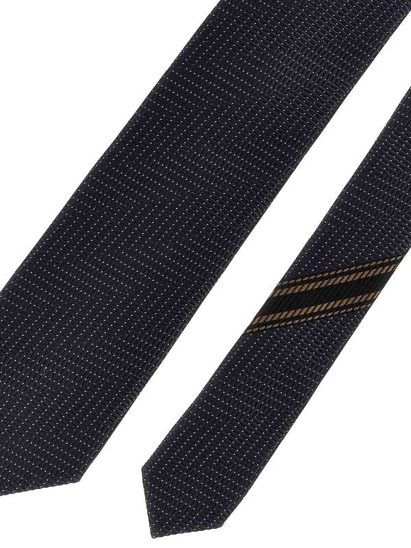 The Best Shops BRIONI: ties & bow ties - Micro operated patterned tie