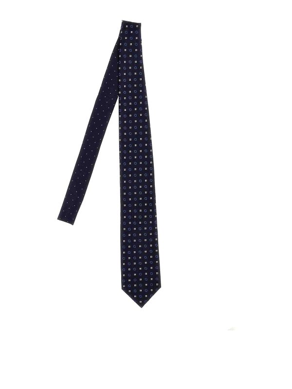 BRIONI: ties & bow ties - Jacquard patterned tie.