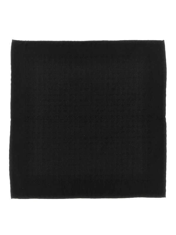 DOLCE & GABBANA: スカーフ - ブラックスカーフ