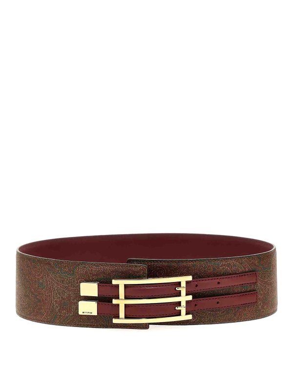 ETRO: ベルト - ベルト - ダークレッド