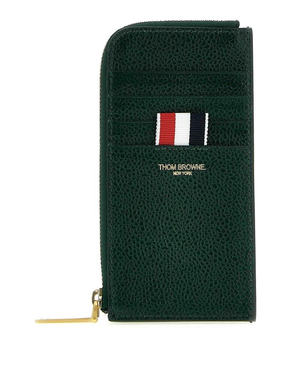 THOM BROWNE: wallets & purses - Leather wallet